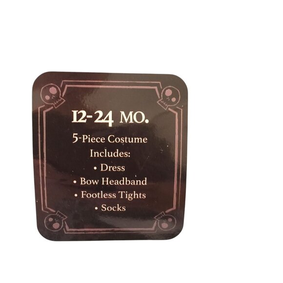 Disney The Nightmare Before Christmas 12-24 Months SALLY 5 Piece Costume - Picture 3 of 4